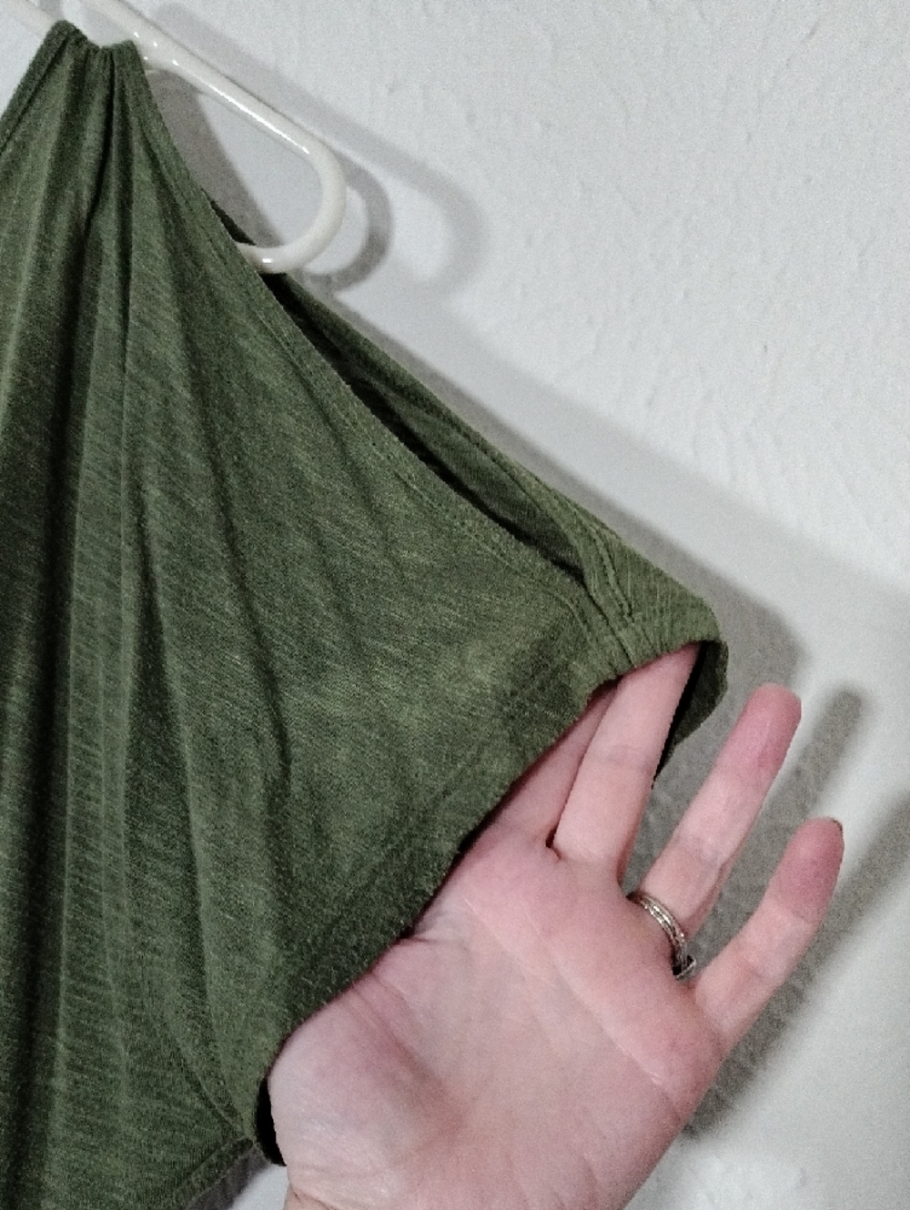 Mudd Olive Cold-Shoulder Top - Picture 5 of 10